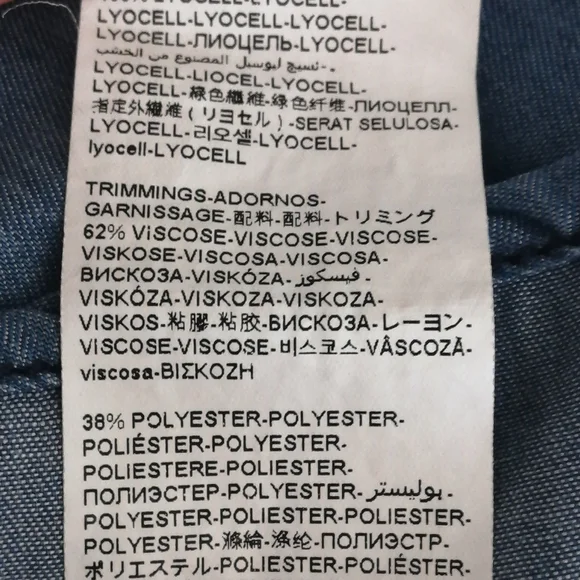 Desigual Denim Blue Blouse with Red Embroidery - Picture 6 of 7